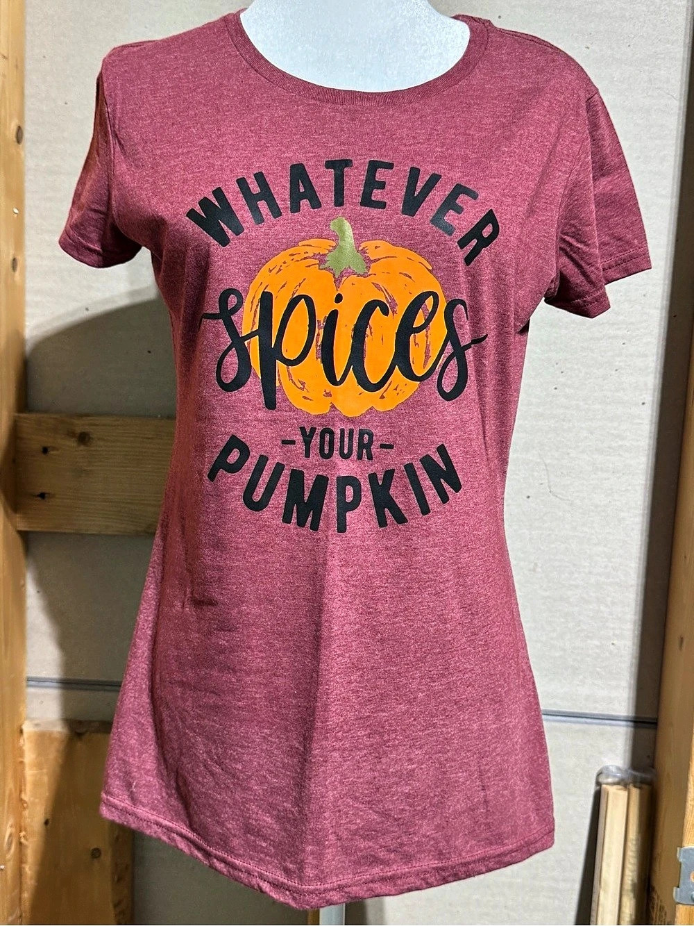 InstaShop Pumpkin Graphic Tee Pink Size Medium